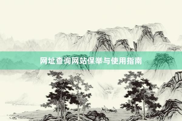 网址查询网站保举与使用指南